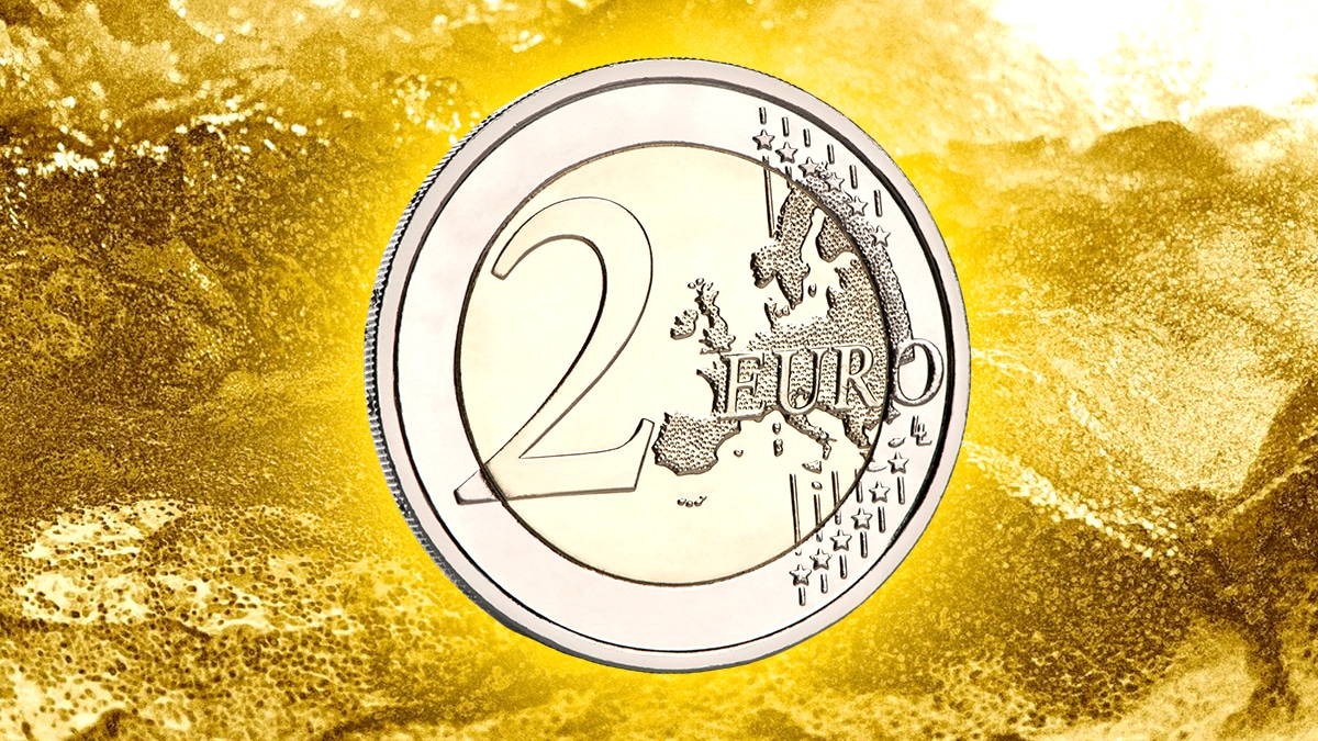 Cette pièce de 2€ colorée de Saint-Marin vendue pour 34 500€ à Paris le 4 mai 2025