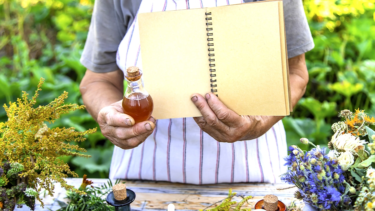 “Elle disait que c’était son jardin secret” : une petite-fille découvre un cahier de recettes médicinales anciennes à base de plantes oubliées dans une armoire en bois