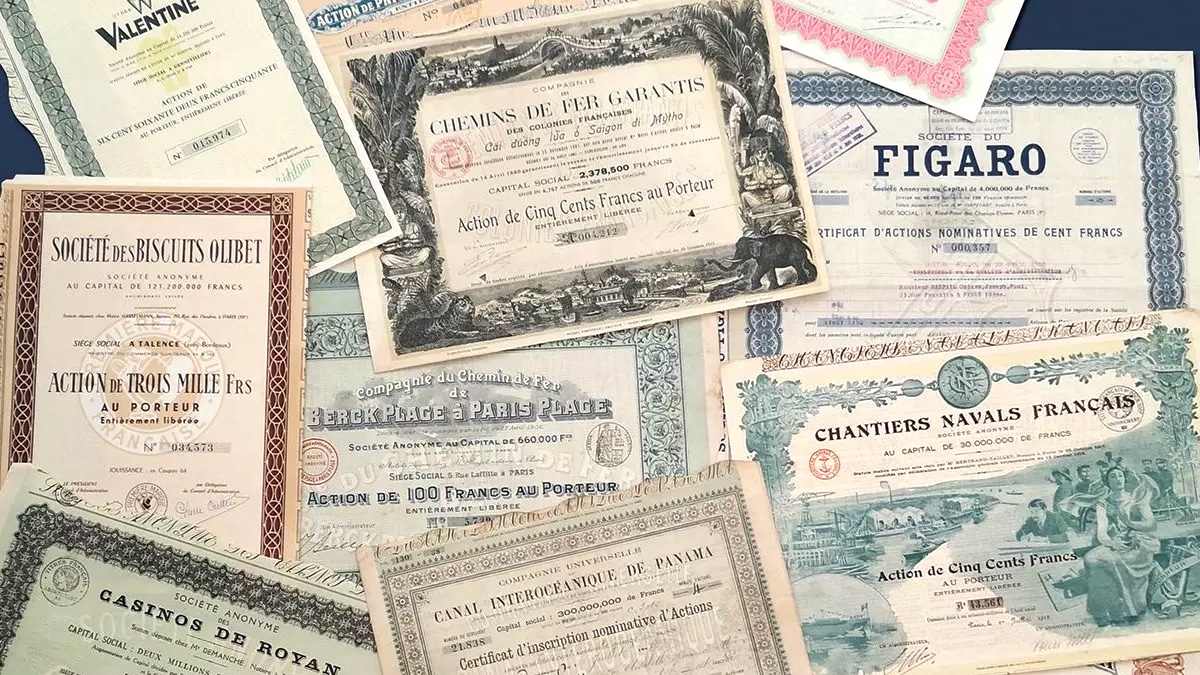 “On a failli tout brûler” regrette cette héritière en vidant une armoire et découvrant des titres anciens dissimulés entre deux pages d’un dictionnaire