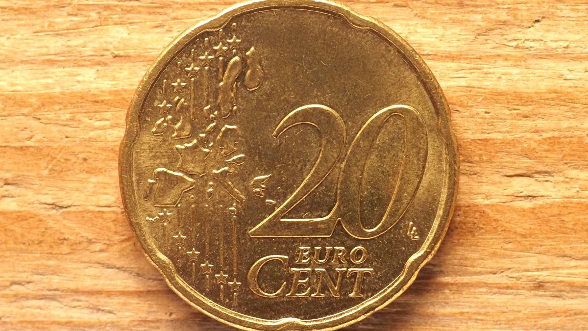 Cette pièce de 20 centimes se vend plus cher qu’un lingot d’or avec sa faute de frappe que personne n’avait vu depuis 3 ans