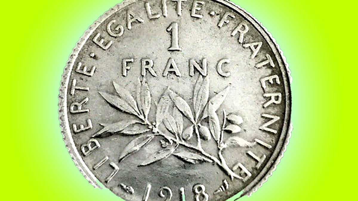 Pièce rare, un simple franc retrouvé dans un tiroir vient d’être vendu 1 200 € à Nantes « je pensais que ça ne valait rien, c’est le brocanteur qui m’a alerté » confie l’ancienne propriétaire