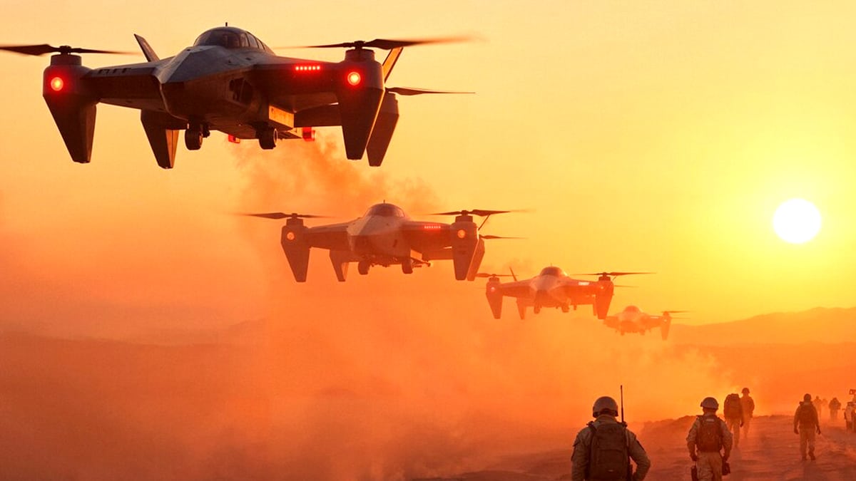 Ce drone militaire de nouvelle génération échappe au contrôle pendant une démonstration publique