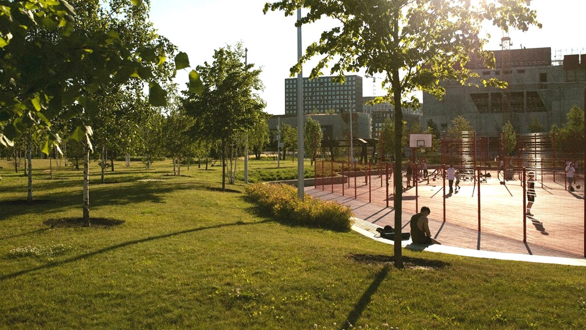 Cette forêt urbaine crée un microclimat en ville “on respire mieux autour du square”