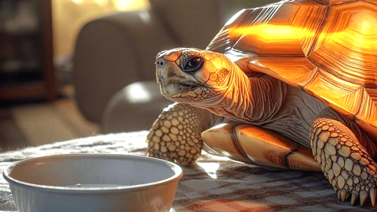 “J’avais mis un bol d’eau” affirme la maîtresse de cette tortue retrouvée déshydratée et incapable de bouger dans un enclos sec en pleine vague de chaleur selon les soignants écœurés