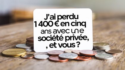 Attention aux frais cachés en gestion d'épargne : "J'ai perdu 1 400 € en cinq ans avec une société privée, et vous?