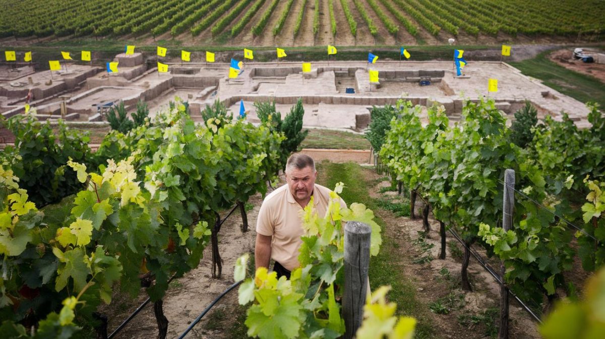 Conflit entre progrès agricole et préservation historique : un viticulteur exaspéré par la découverte archéologique qui paralyse son exploitation