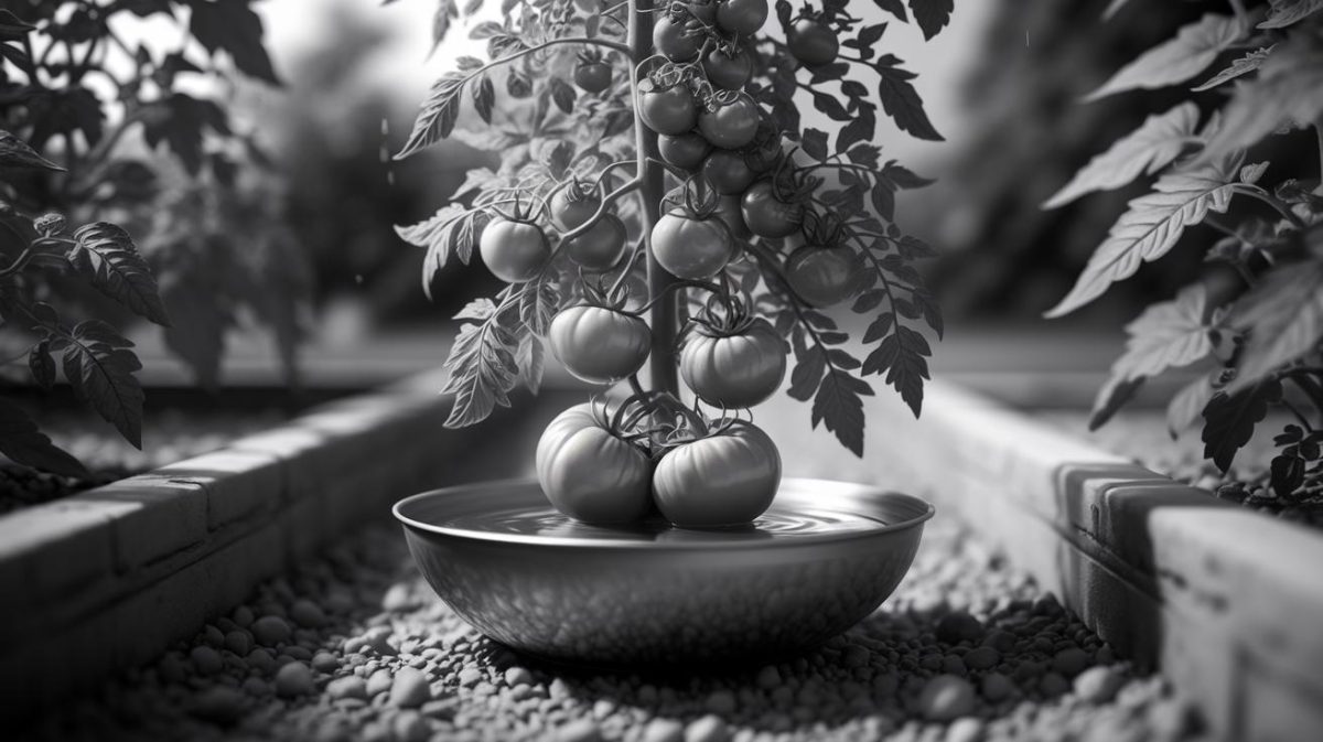 Découvrez la Technique Surprenante des Jardiniers : Un Bol d'Eau au Pied des Tomates en Pleine Canicule, Une Révolution pour Votre Récolte?