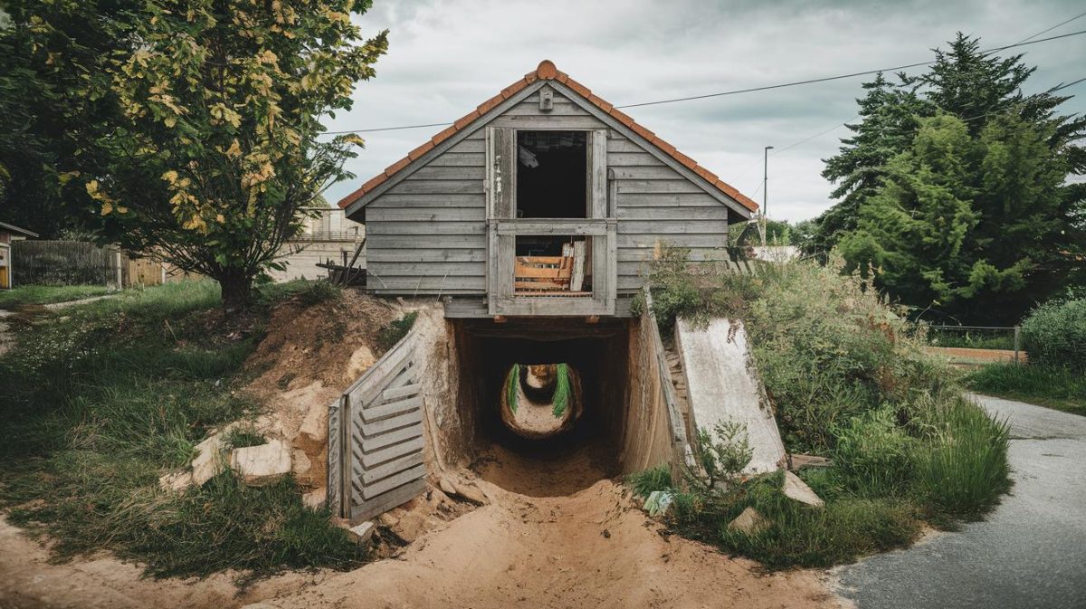 Elle a mis à jour un tunnel maçonné derrière son cabanon : “la mairie a envoyé des géologues, je suis expropriée pour ‘intérêt historique’”
