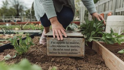 Elle pensait trouver des racines de pissenlit dans son potager et a mis la main sur une boîte en métal : “j’ai appelé la mairie, ils m’ont tout pris, même la terre autour”