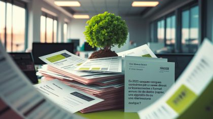 En 2025, les banques contraintes par un nouveau décret : fournir un résumé annuel des frais en format papier, une avancée ou une régression écologique?