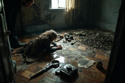 En arrachant un vieux parquet, ils tombent sur des objets rituels anciens, les spécialistes prennent le relais “on nous a interdit l’accès à notre propre salon”