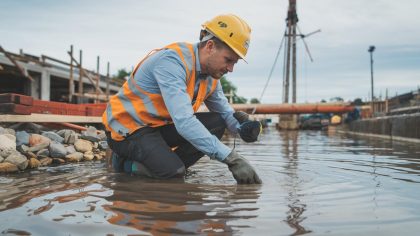En installant un récupérateur d’eau, il a heurté une dalle étrange : “l’expert est venu, ils ont tout saisi, je suis interdit de chantier pour une durée indéterminée”