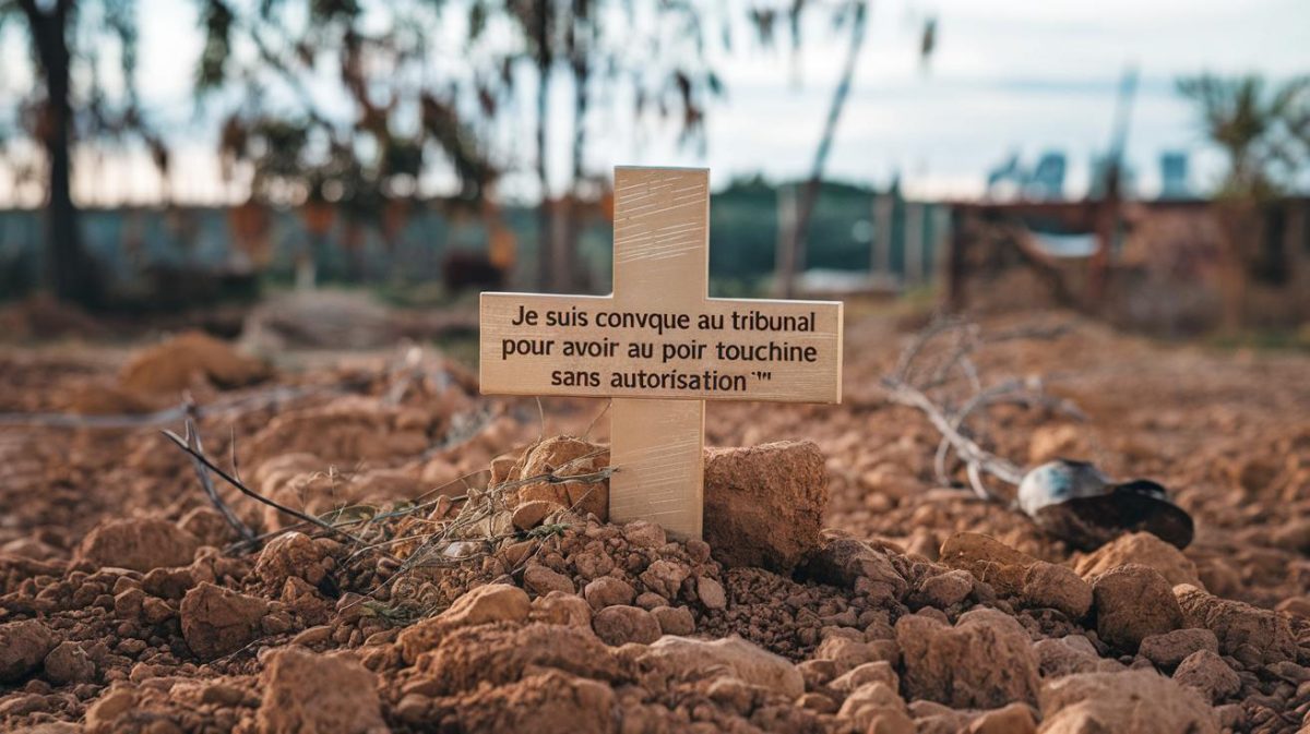 En remuant la terre, il a sorti une croix en or : “je suis convoqué au tribunal pour avoir touché au patrimoine sans autorisation”