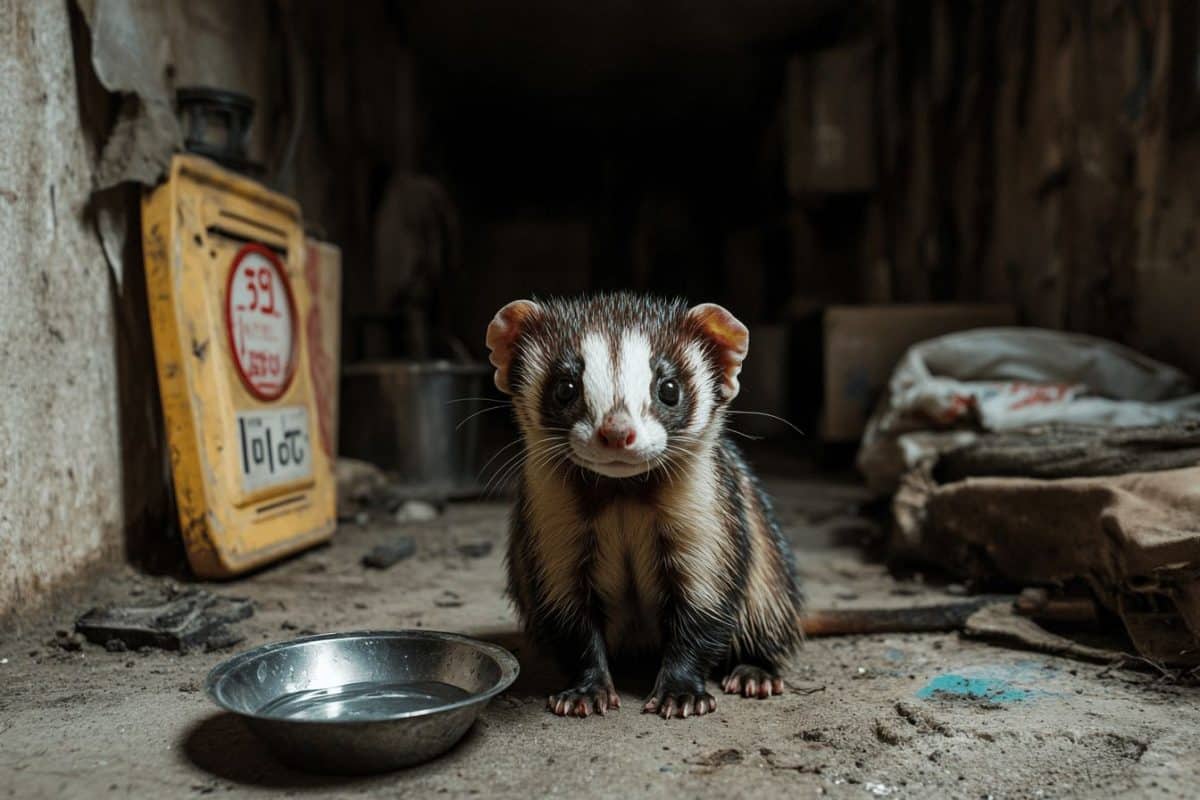 « Il a une gamelle, faut pas exagérer » répond cette famille qui enferme son furet dans une cave étouffante en pleine canicule