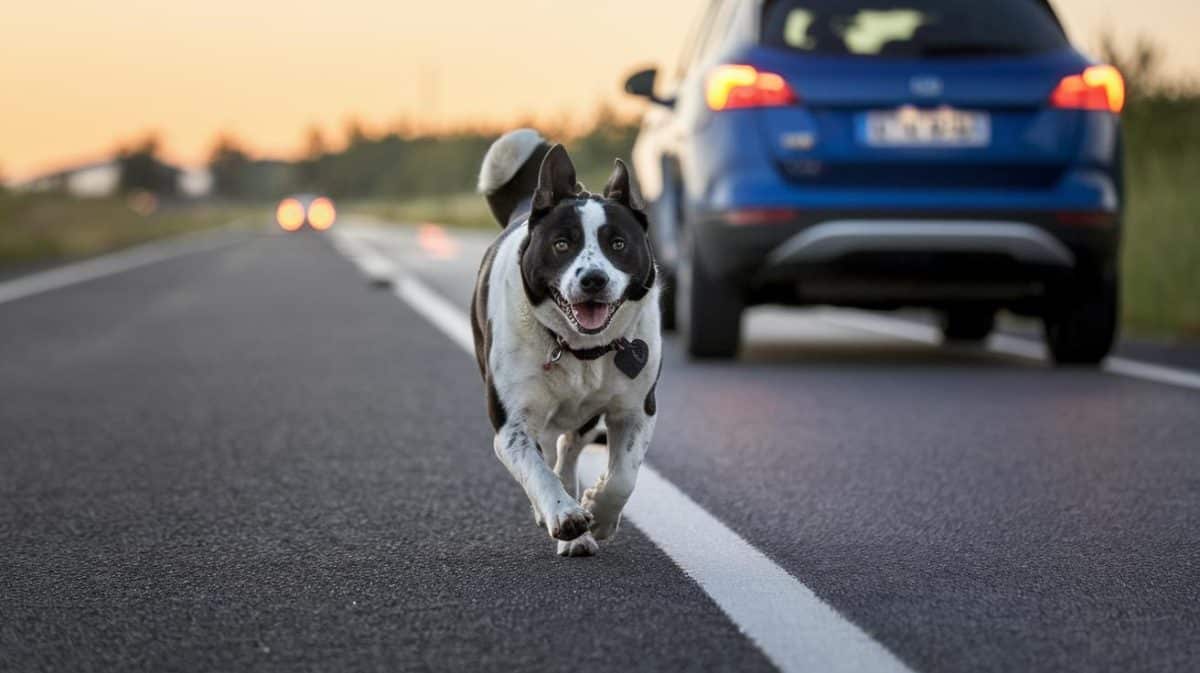 “Il courait derrière leur voiture en hurlant” déclare un automobiliste bouleversé après avoir tenté d’intercepter un chien abandonné sur une route de vacances