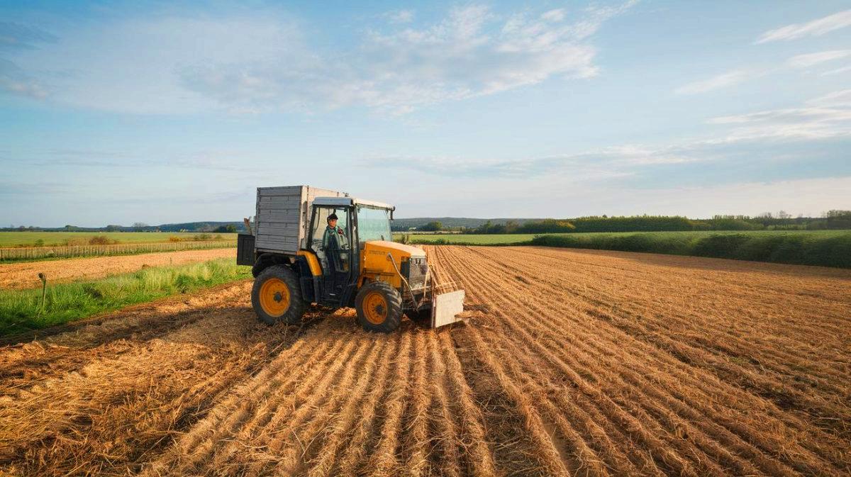 Il défrichait une parcelle en friche pour semer du blé quand il a découvert une dalle brillante “j’ai appelé la mairie… maintenant je suis interdit de semis sur tout le terrain”