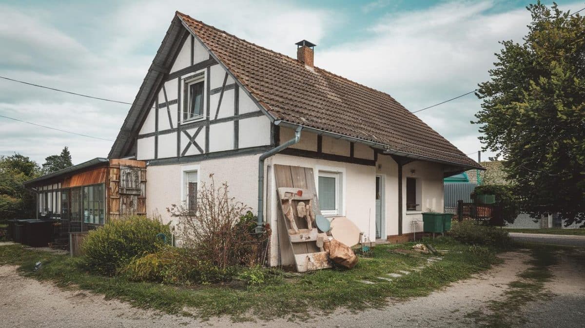 “Ils sont partis en camping et l’ont laissé là” dénonce le gardien du lotissement après la découverte d’un berger allemand amaigri dans le jardin d’une maison vide