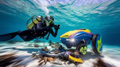 Incroyable ou Alarmant? Dès le 1er août 2025, un plongeur capture en vidéo un robot marin autonome promettant de nettoyer les océans en temps réel