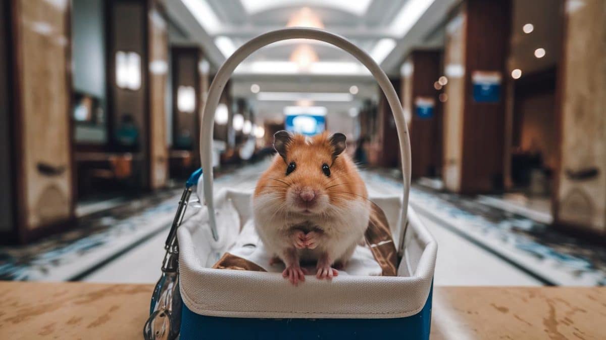 “Je ne voulais pas me faire gronder à l’hôtel” avoue cette touriste après avoir caché puis abandonné son hamster dans une boîte à chaussures dans un hall d’accueil