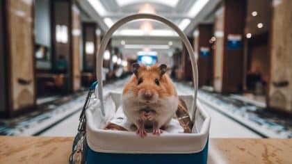 “Je ne voulais pas me faire gronder à l’hôtel” avoue cette touriste après avoir caché puis abandonné son hamster dans une boîte à chaussures dans un hall d’accueil