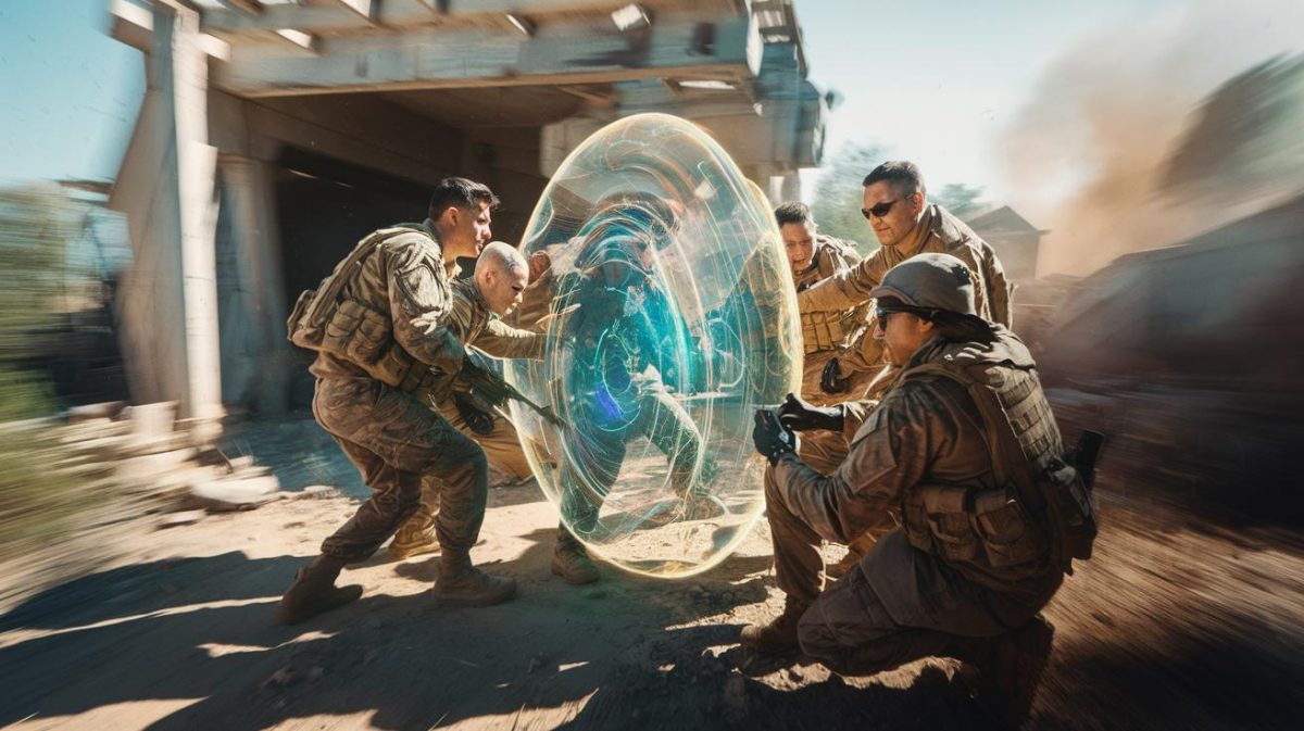 La surprise est totale dans l’industrie militaire : un bouclier énergétique portable protège une unité entière contre les obus depuis le 29 juillet 2025
