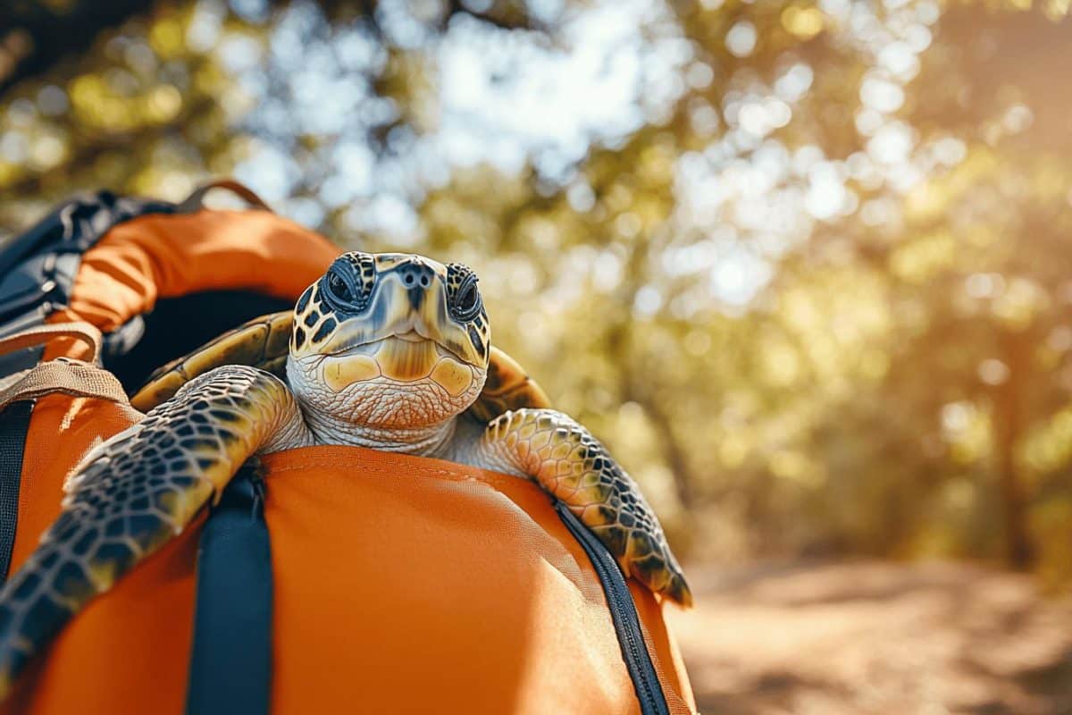 “Je l’ai mise à l’ombre” ose expliquer l’homme qui a abandonné sa tortue vivante dans un sac à dos au soleil selon les associations révoltées par ce cas d’été 2025