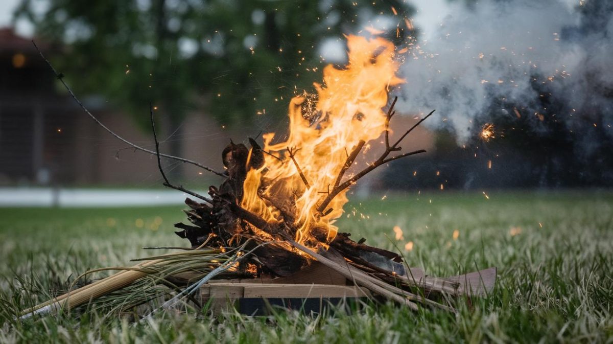Le 5 août 2025 les feux de jardin deviennent totalement interdits en zone périurbaine "on n’a même plus le droit de brûler les feuilles mortes