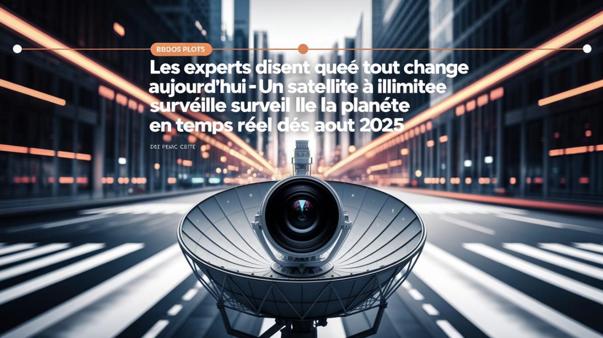Les experts disent que tout change aujourd’hui : un satellite à énergie illimitée surveille la planète en temps réel dès août 2025