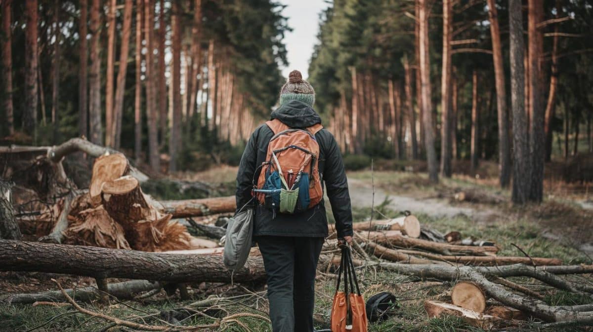 “On croyait que le bois coupé sur notre terrain était libre d’usage” expliquent ces particuliers visés par une procédure pour coupes non autorisées
