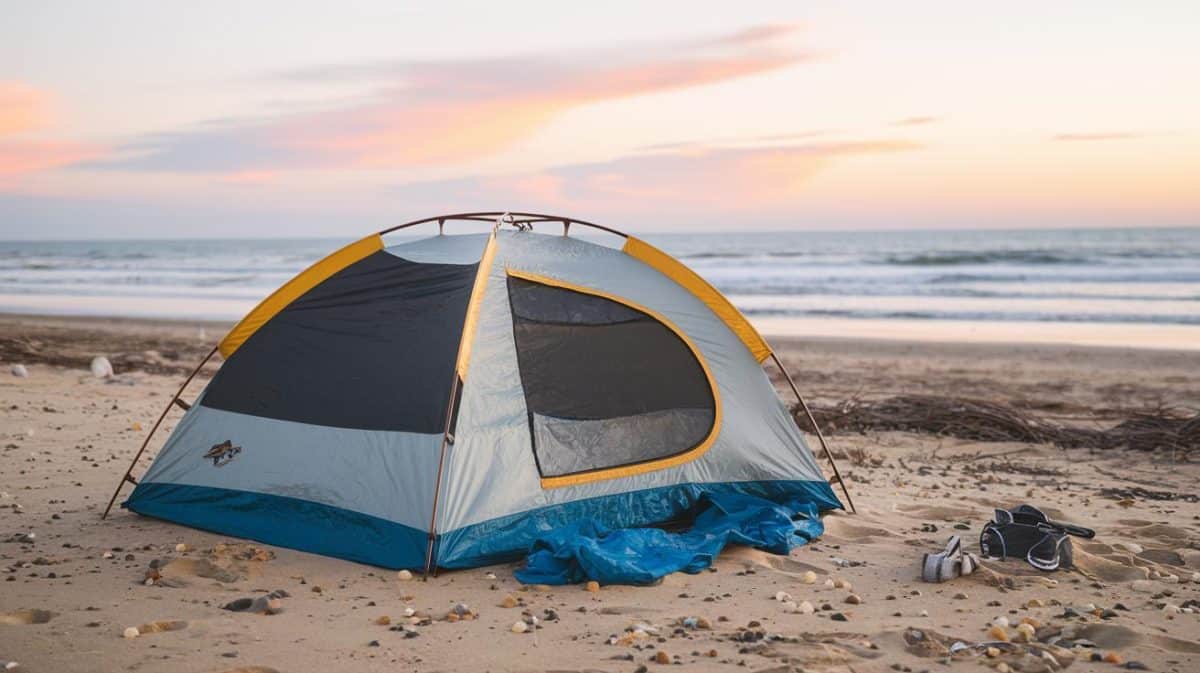 “On l’a trouvé caché sous une tente de plage abandonnée” précise une patrouille municipale pendant une tournée sur le littoral