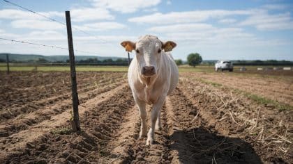 “On ne savait pas que le filet de clôture devait être déclaré” expliquent ces agriculteurs contraints de le retirer