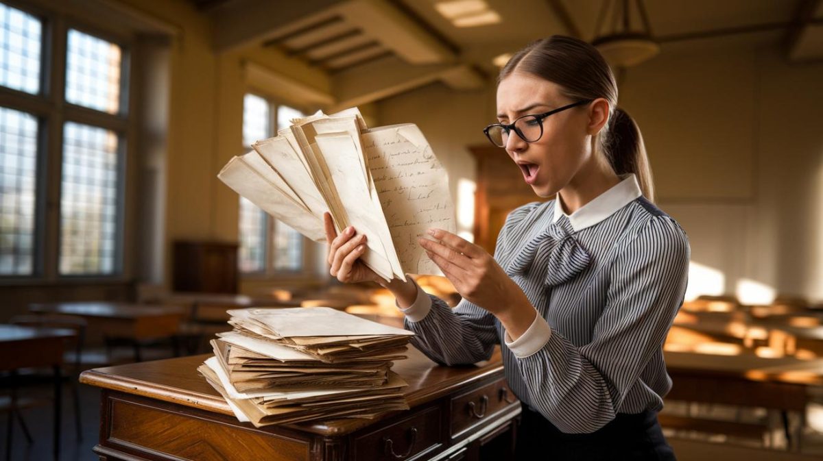 Quand l'Histoire se répète : Une enseignante trouve des lettres vieilles d'un siècle dévoilant les luttes éternelles des étudiants, miroir troublant de notre époque
