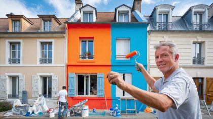 Un bricoleur repeint sa façade en couleur vive et reçoit une contravention "ils disent que ça ne respecte pas le plan local c’est injuste" raconte-t-il