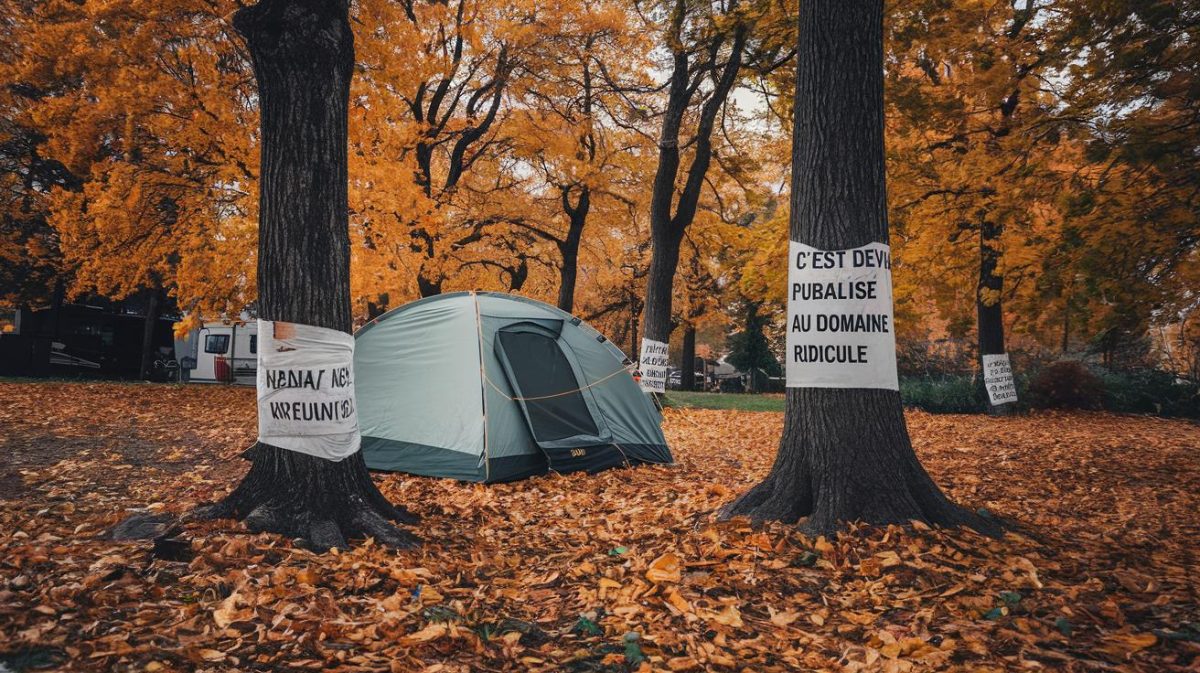 Un campeur installe un hamac entre deux arbres verbalisé pour atteinte au domaine public "c’est devenu ridicule