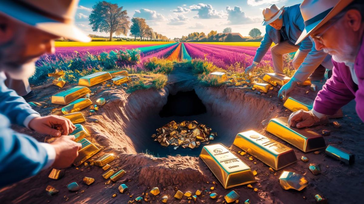 Un champ ordinaire cache un trésor : des lingots anciens découverts suite à un enfoncement mystérieux, les experts s'interrogent sur l'origine