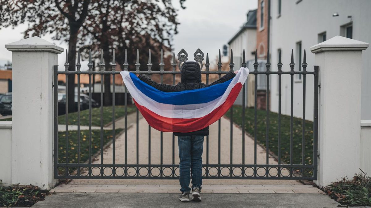 Un drapeau accroché à la clôture familiale déclenche un rappel à la neutralité dans l’espace public "j’ai juste voulu montrer mon soutien