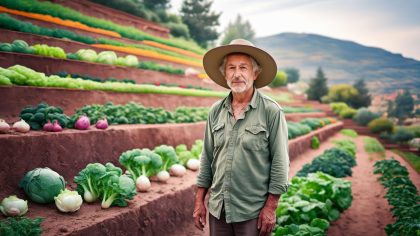 Un retraité aménage un potager en restanques et reçoit une convocation "ils affirment que ça modifie le relief de la propriété" explique-t-il