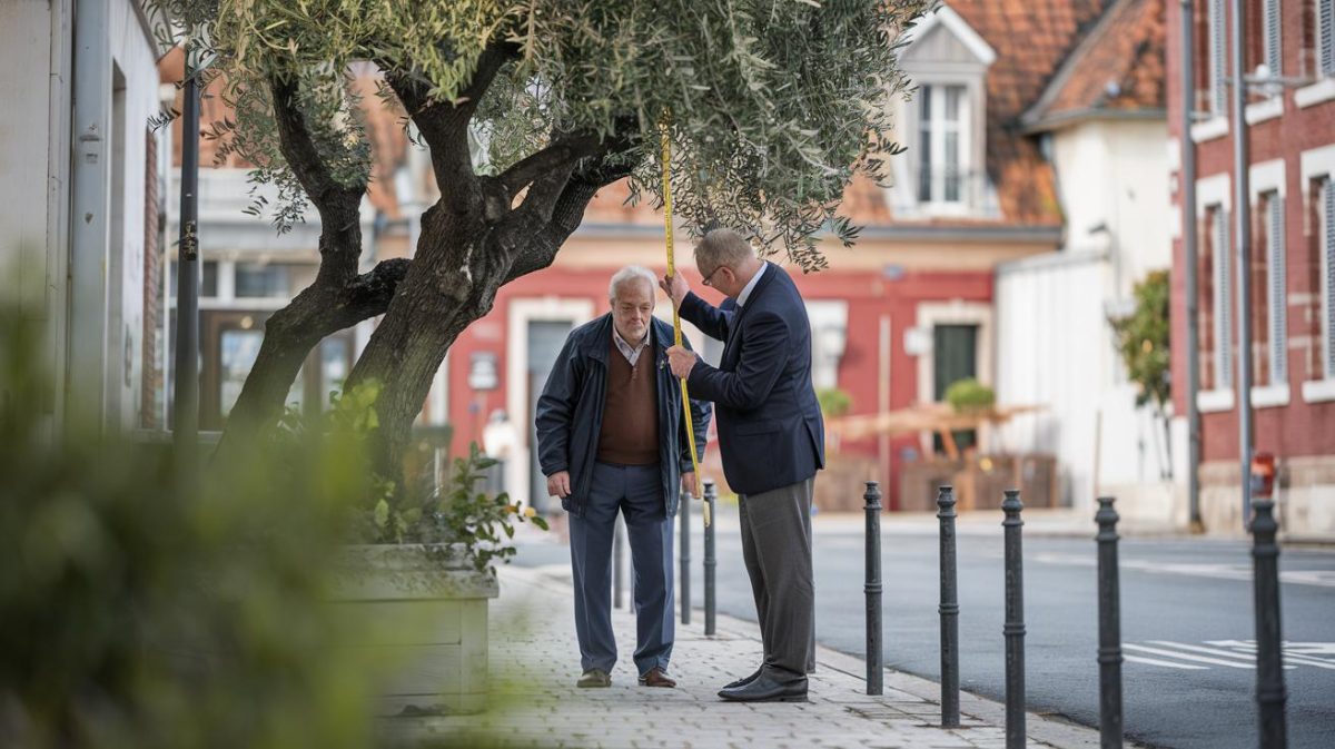 Un retraité découvre qu’il doit payer une amende car son olivier dépasse sur le trottoir “je pensais que personne ne passerait par là mais ils mesurent tout au centimètre” raconte-t-il