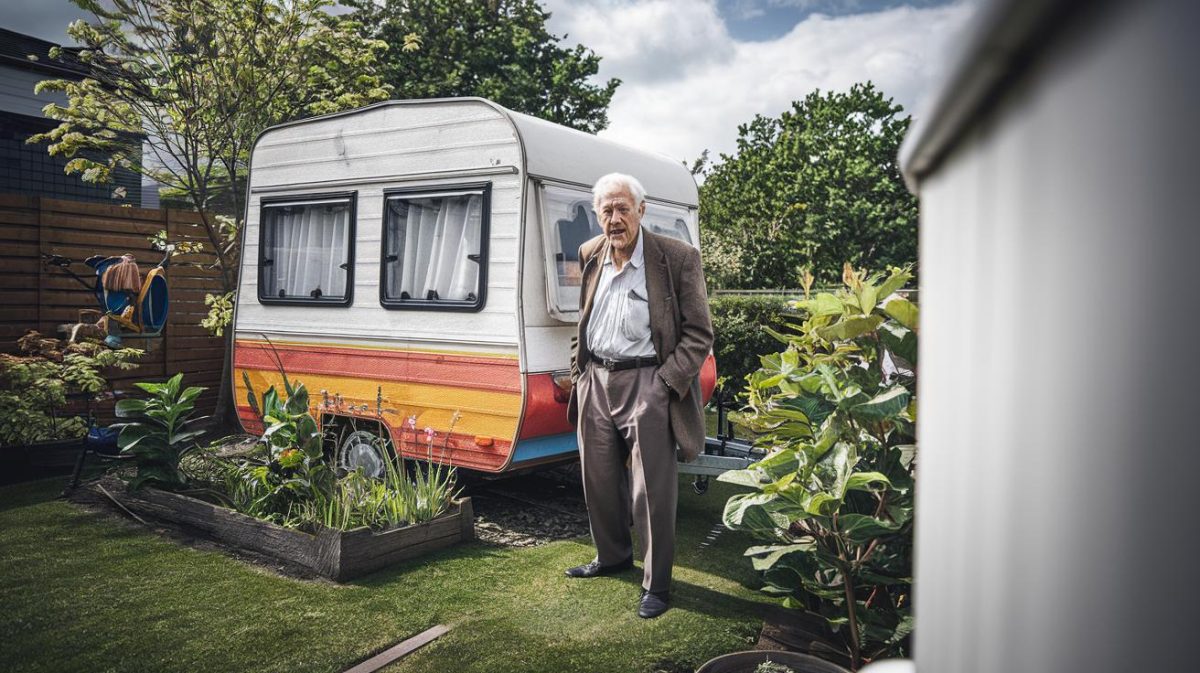Un retraité est sanctionné pour avoir installé une petite roulotte dans son jardin "ils affirment que c’est une habitation légère non déclarée c’est une honte" explique-t-il
