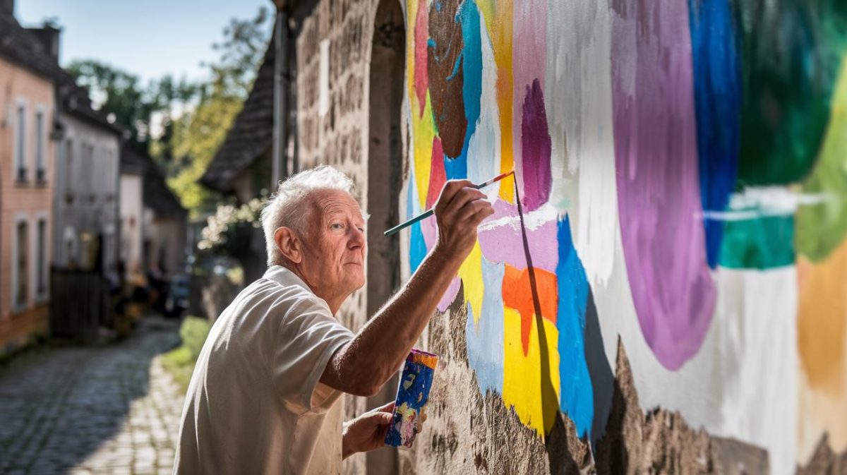 Un retraité est verbalisé après avoir peint une fresque sur son mur extérieur "ils disent que ça dénature le patrimoine du village c’est ridicule" explique-t-il