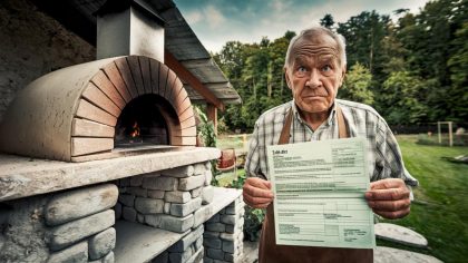 Un retraité installe un four à pain en pierre et reçoit un rappel fiscal "ils disent que c’est une construction permanente taxable" raconte-t-il médusé