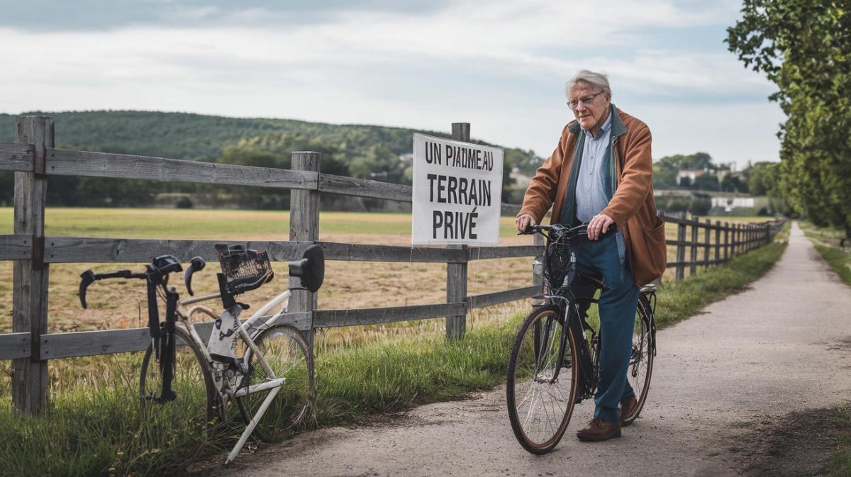 Un retraité installe un panneau ‘terrain privé’ la commune le fait retirer d’office "ils disent que c’est agressif