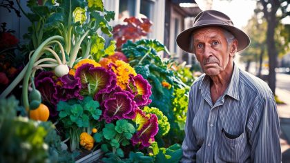 Un retraité reçoit une amende car son potager déborde de quelques centimètres sur le trottoir “je ne savais même pas que c’était interdit” confie-t-il aux médias