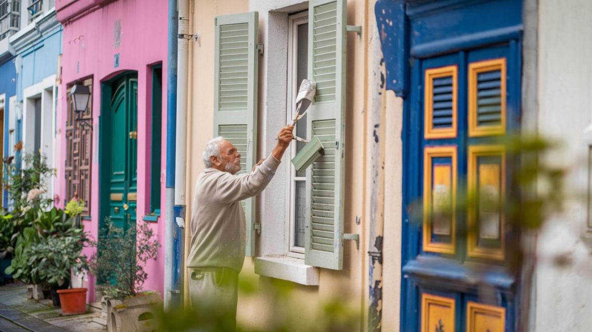 Un retraité repeint ses volets en vert clair et reçoit un avertissement "ils considèrent que ça dénature l’harmonie de la rue" déplore-t-il