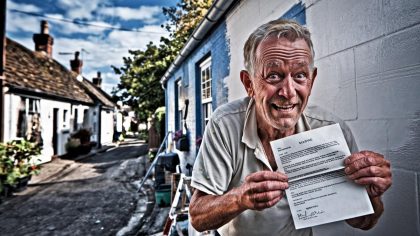 Un retraité repeint son mur en blanc et reçoit une lettre menaçante "ils disent que ça modifie l’harmonie du village c’est totalement absurde" explique-t-il