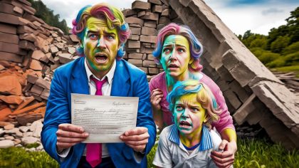 Une amende est envoyée à une famille pour un muret effondré sur le chemin communal “on venait juste de partir en vacances quand la lettre est arrivée” explique la mère