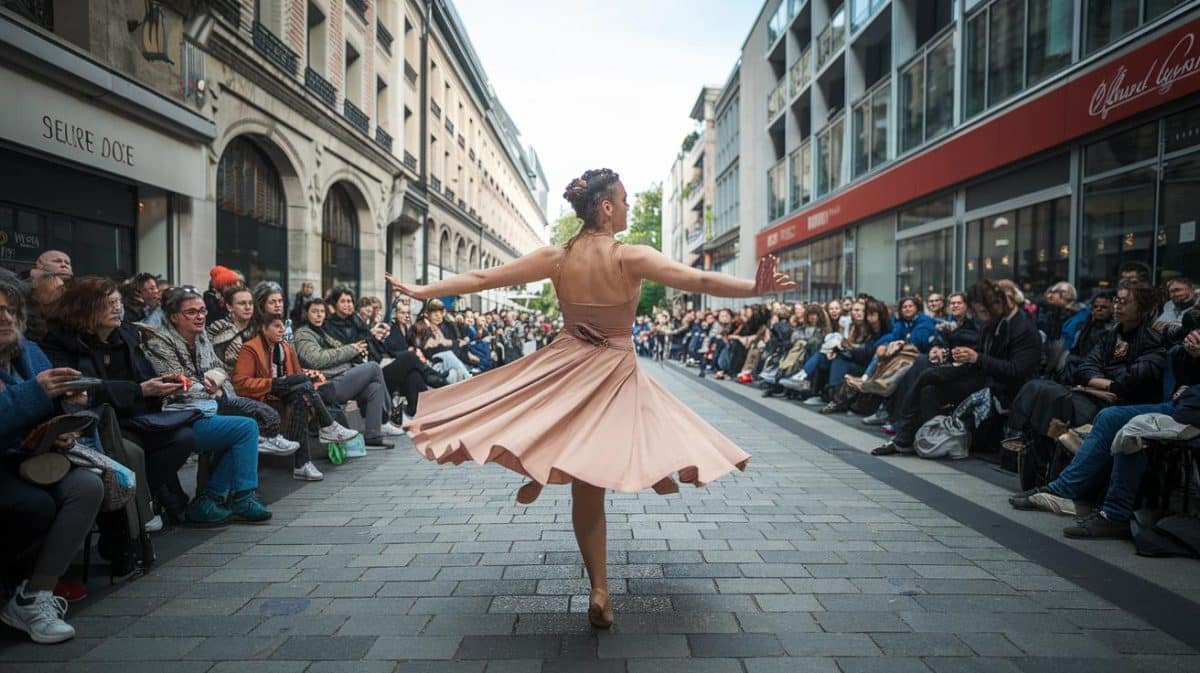 Une danse mystérieuse captive tout un public lors d’un événement surprise