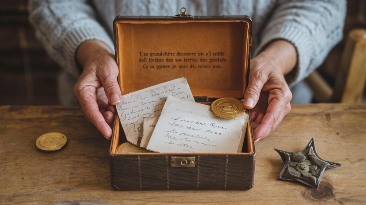 Une grand-mère découvre un coffret scellé dans son grenier contenant des lingots d’or et des lettres de la seconde guerre mondiale "ça appartenait à mon père je ne savais rien