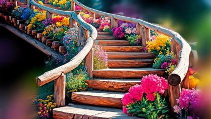Une passionnée de fleurs crée un escalier en rondins et reçoit une sanction "ils disent que c’est une modification du relief c’est injuste" raconte-t-elle