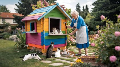 Une retraitée construit une cabane pour ses chats errants et reçoit un rappel fiscal "ils affirment que c’est une annexe imposable" explique-t-elle
